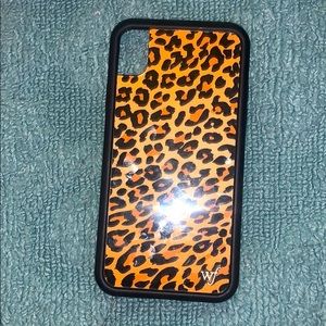 wildflower leopard phone case